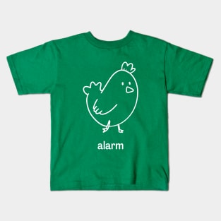 T-Shirt Design Animals Chicken Farm Kids T-Shirt